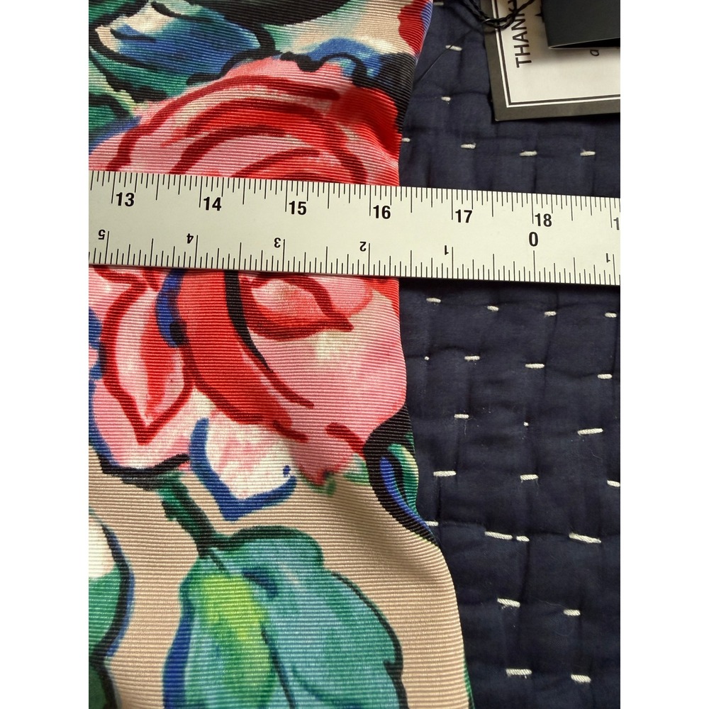 NWT Adrianna Papell Stained Glass Floral Faille Sleeveless Dress Cocktail - Picture 7 of 10